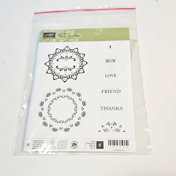 Make a Medallion Photopolymer stamp set - Picture 3 of 3